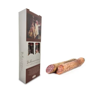 Lote Surtido Ibérico de Cebo (Chorizo y salchichón) Julián Martín Estuche de 2x500g