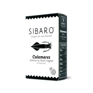 Calamares Rellenos en Aceite Vegetal - Sibaro Lata 115 g