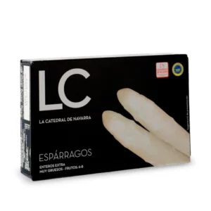 Espárragos Enteros Extra Muy Gruesos Frutos 6/8 - La Catedral de Navarra - Lata 345 g.