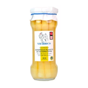 Espárragos Blancos de Navarra Extra 8/12 - El Navarrico - Tarro 330 g.