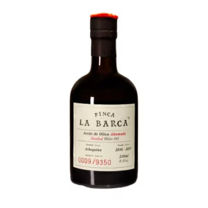 Aceite de Oliva Arbequina Ahumado - Finca La Barca - Botella 250 ml.