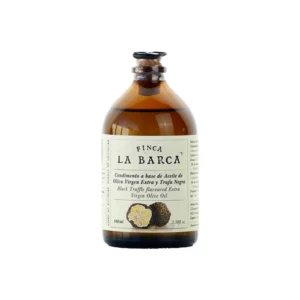 Aceite de Oliva con Trufa Negra - Finca La Barca - Botella 100 ml.